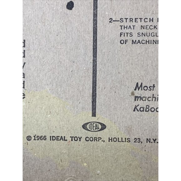 Vintage 1965 Ideal KABOOM BALLOON BUSTING GAME Kids Family Fun Bright Graphics - Picture 13 of 13